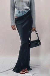 Jeansshorts-Rock - Jeansblau